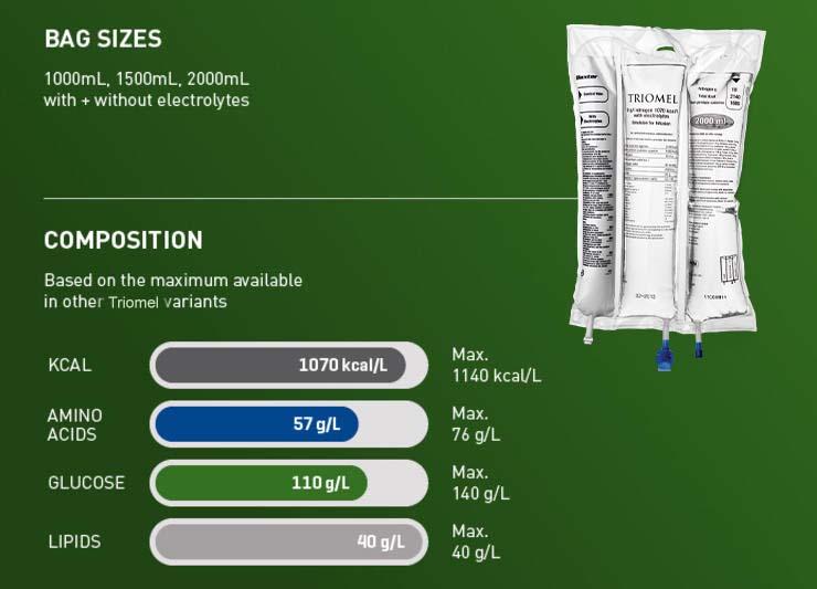 Triomel bag and information 