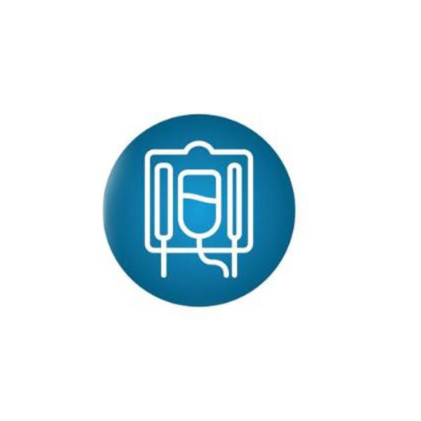 Multi-chamber bag icon